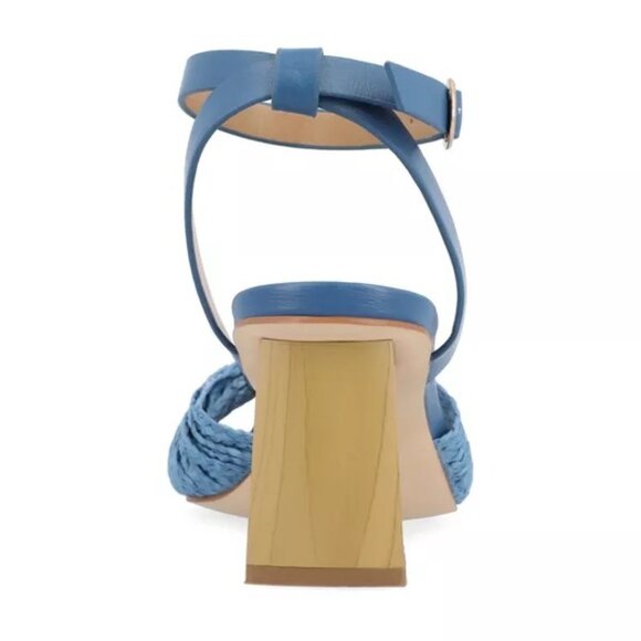 Journee Collection  Galinda Block Heel Sandals Women's Size 7 1/2 NIB - Picture 4 of 4